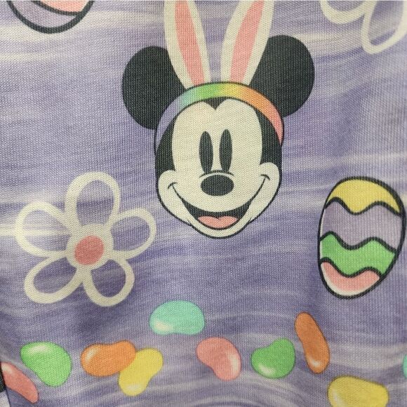 Nwt Disney Minnie Mouse Toddler Girls Easter Top and Pants Pajama Set - Picture 5 of 7